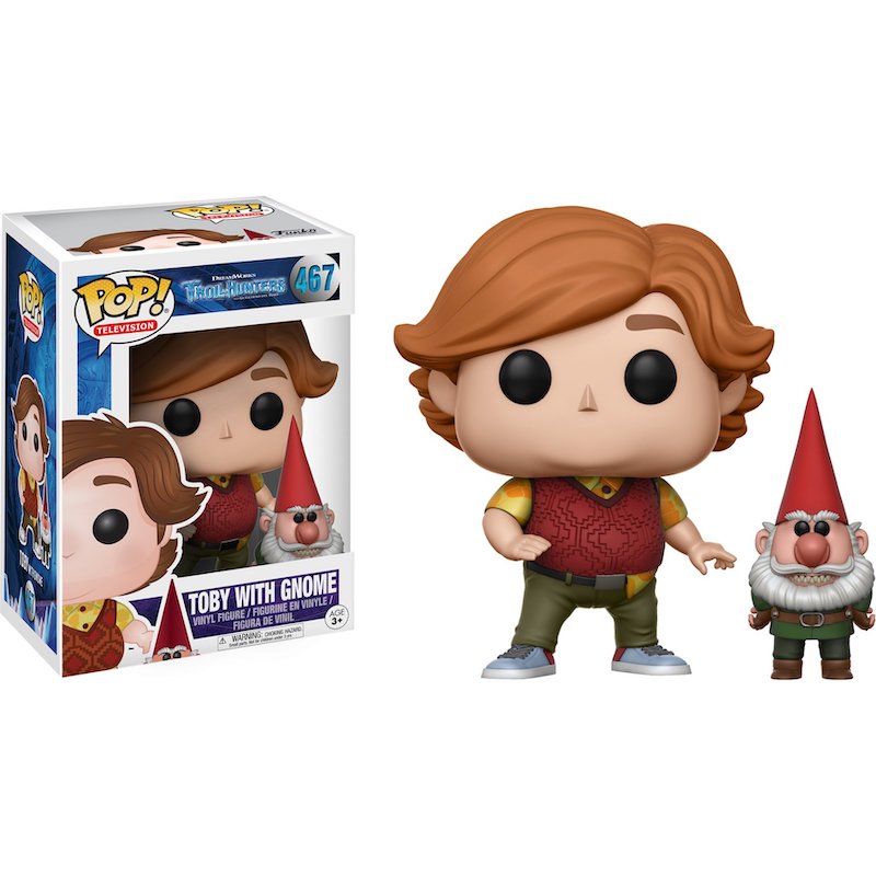 Funko Pop Disney: Trollhunters: Toby With Gnome photo medium