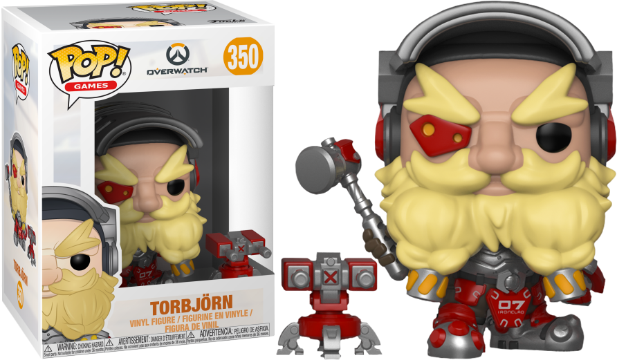 Funko Pop Games: Overwatch: Torbjorn photo medium